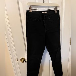 Levi’s 311 Shaping Skinny Black Jeans Denim, size 29x32